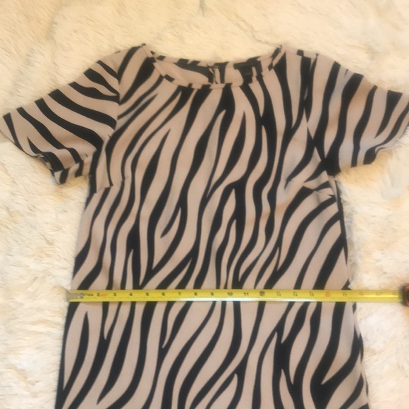 Ann Taylor zebra print shift mini dress - Picture 9 of 9